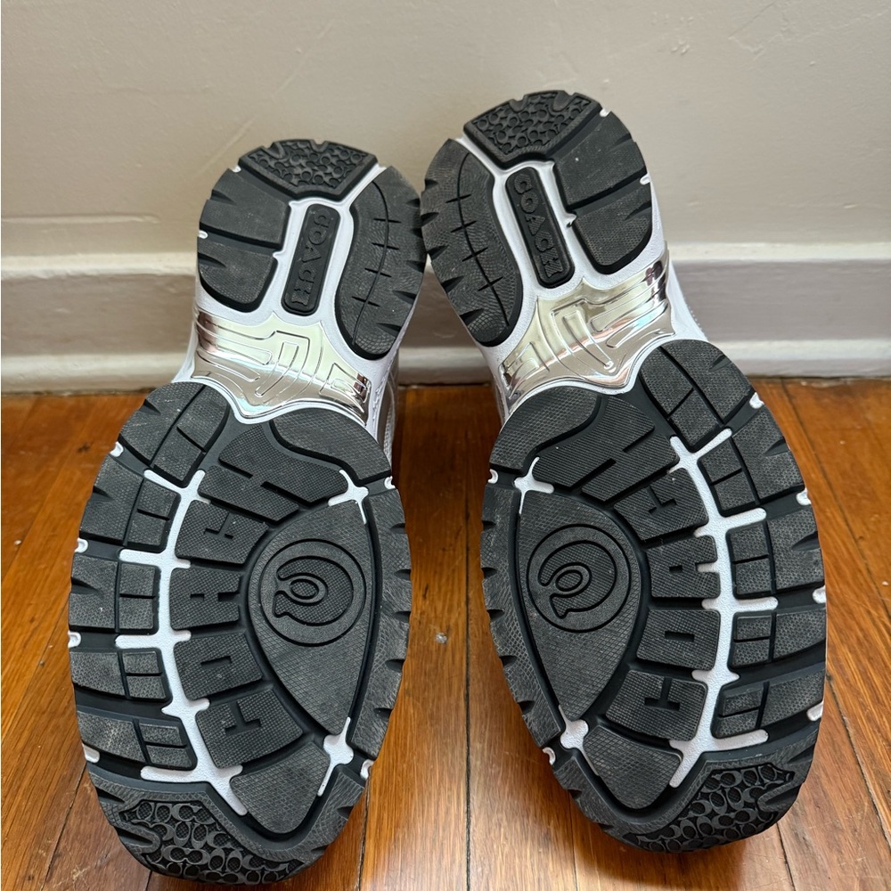 Champion White and Silver Sneakers - Picture 6 of 6